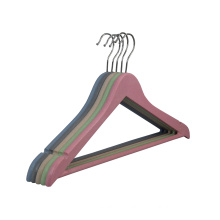 Biodegradable wheat straw PP plastic hangers for clothing